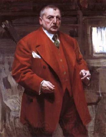 Anders Zorn Self portrait in red, Germany oil painting art